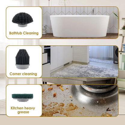 10-in-1 Electric Cleaning Brush | Multifunctional | Bathroom & Toilet | Voice Announcement