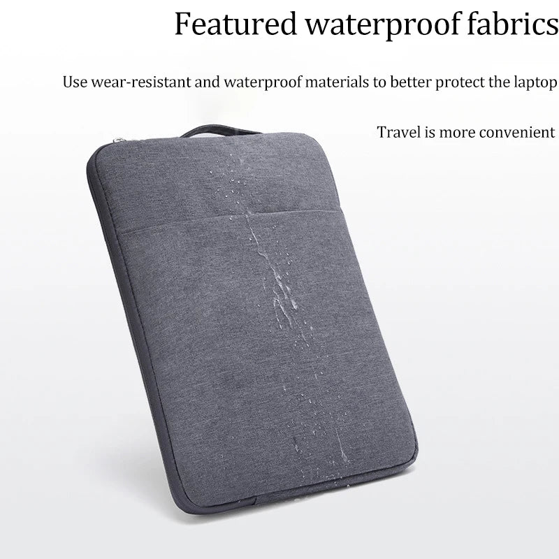 Denim Laptop Sleeve Bag 12"-15.6" — MacBook Air M1 M2, Lenovo, Dell, HP, Huawei, Xiaomi