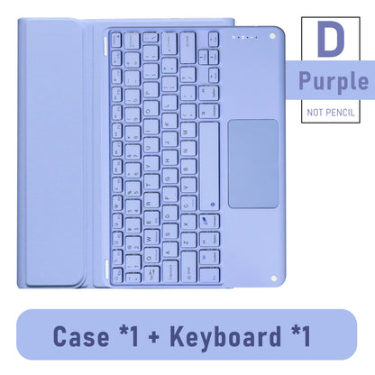 Wireless Magic Keyboard & Mouse Case for iPad Pro 11/13, Air 11/13, iPad 7-10 Gen – Bluetooth, Touchpad