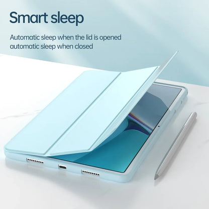 Redmi Pad 2 11" 2025 Case | Tri-Fold PU Leather | Shockproof | Stand | 6 Colors