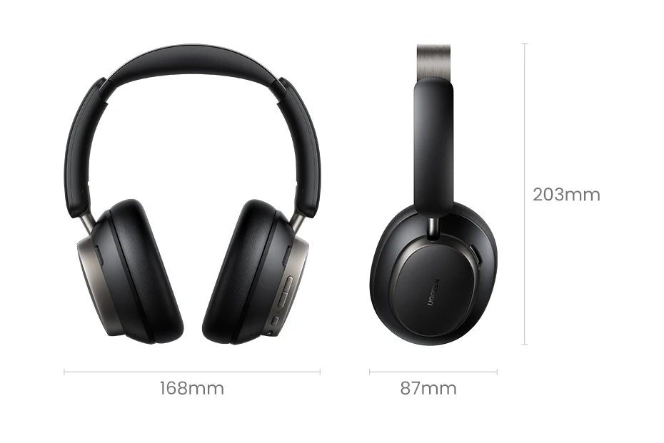 UGREEN Studio Pro ANC Wireless Headphones – 48dB, LDAC, Bluetooth 6.0, 120Hrs, Hi-Res