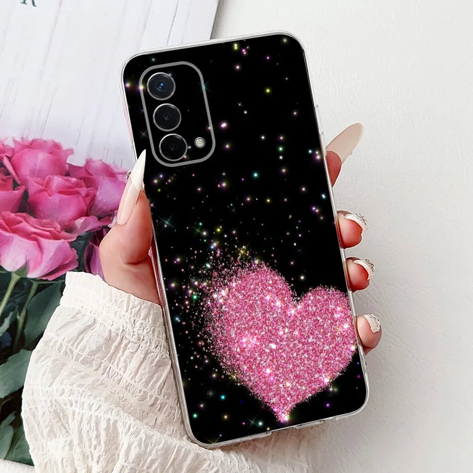 Luxury Painted Soft Silicone Case for Oppo A74 5G – Shockproof Back Cover
