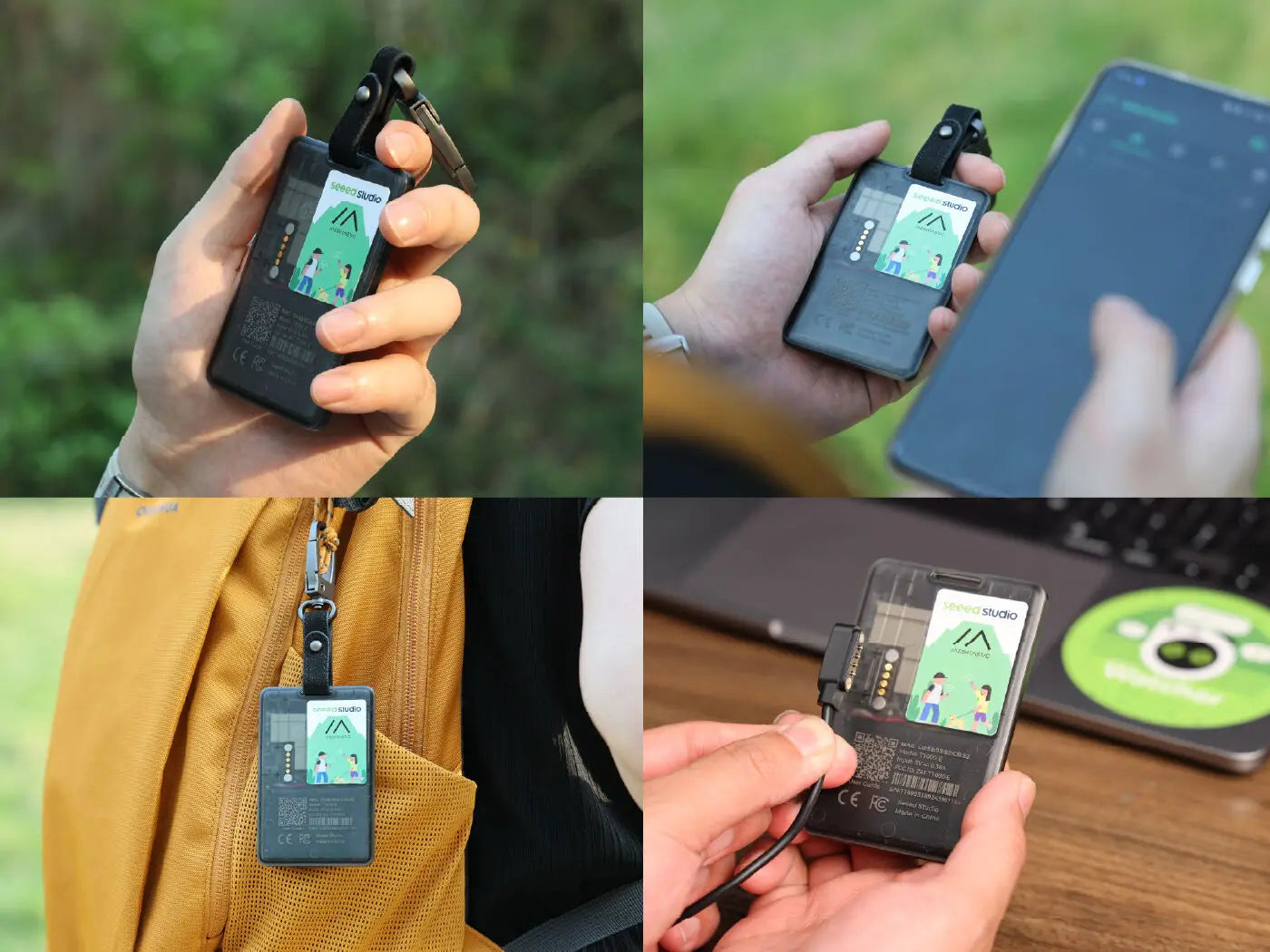 SenseCAP Card Tracker T1000-E – Meshtastic LoRa, 868/915MHz, nRF52840, LR1110