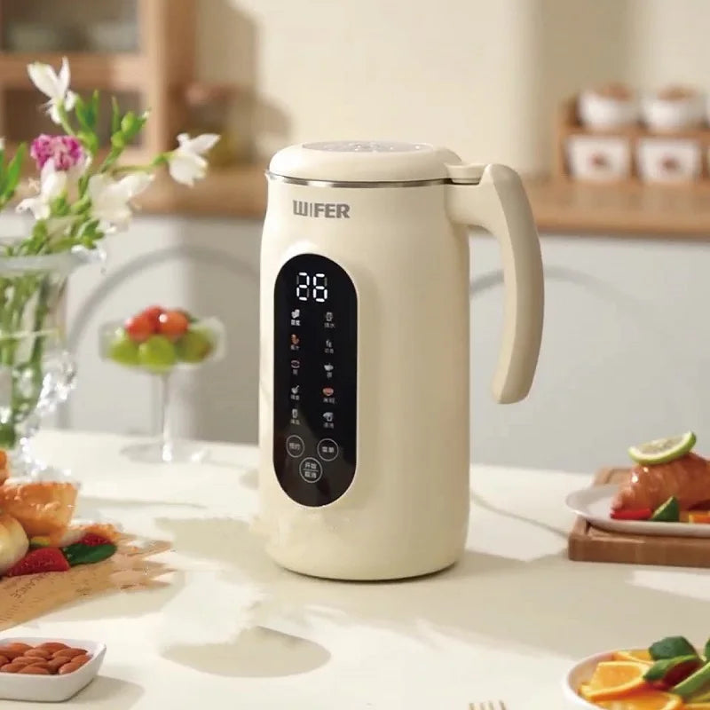 1.8L Soymilk Maker & Electric Juicer – 800W, 12h Appointment, Auto Keep Warm, Rice Paste & Food Wall Breaker | 220V