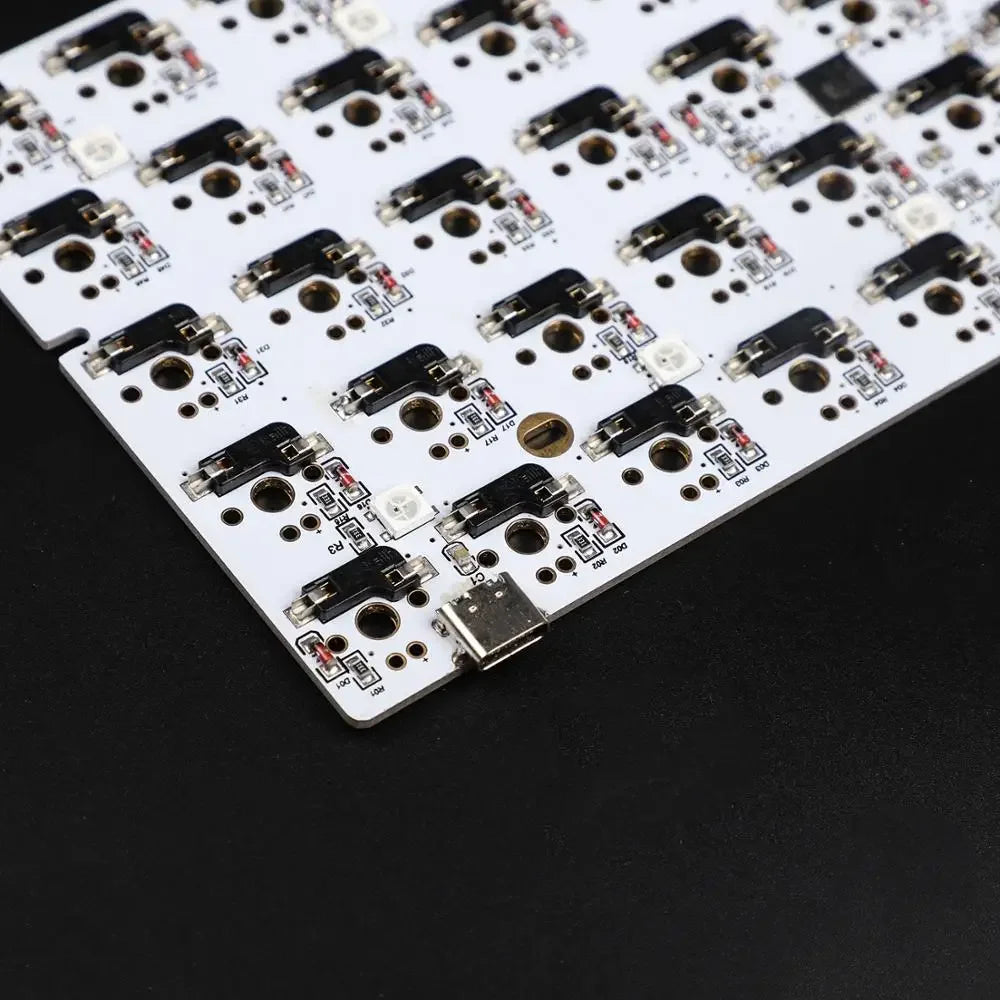 Idobao x YMDK ID75 VIA Hot-Swap PCB & Aluminum Plate Kit – 75-Key Replacement for XD75