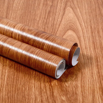 Self-Adhesive Waterproof Wood Effect Wallpaper Roll – PVC Vinyl