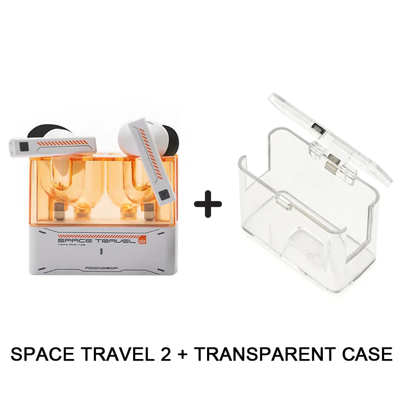 MOONDROP Space Travel 2 TWS Earbuds – HiFi ANC, Bluetooth 6.0, Low-Latency Game Mode, SBC/AAC