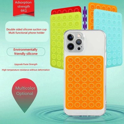 Silicone Suction Phone Case Mount – Reusable, Attaches to Any Surface, iPhone & Android