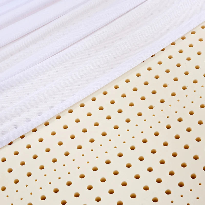 Soft 10cm natural latex mattress by R.E.D. Shopping, showing the smooth, cushioned surface made from Thailand rubber for comfortable sleep.