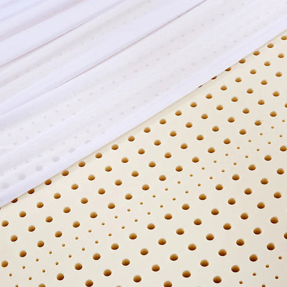 Soft 10cm natural latex mattress by R.E.D. Shopping, showing the smooth, cushioned surface made from Thailand rubber for comfortable sleep.