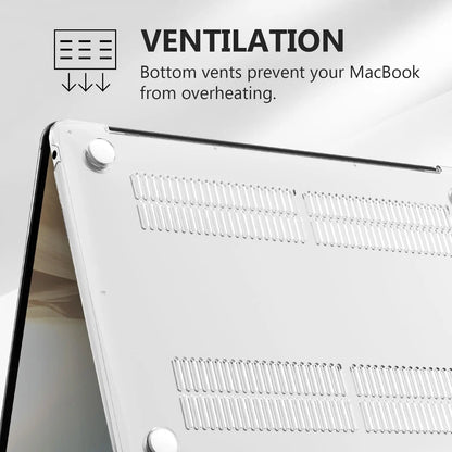 Transparent Hard Shell MacBook Case – MacBook Air & Pro 11" to 16" | M1 M2 Chip Compatible