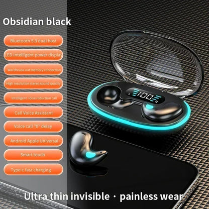TWS Wireless Earbuds - Noise Reduction Bluetooth Earphones for Sport, Gaming & Sleep
