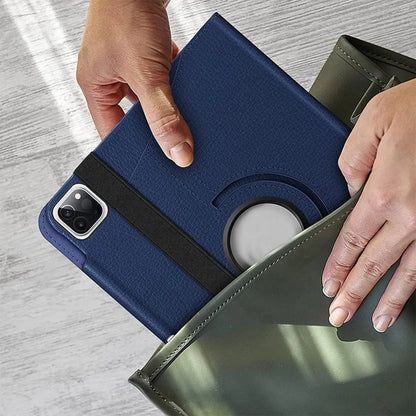 360° Rotating Stand Leather iPad Case – Pro 11"/12.9"/13", Air, Mini, 7th–10th Gen