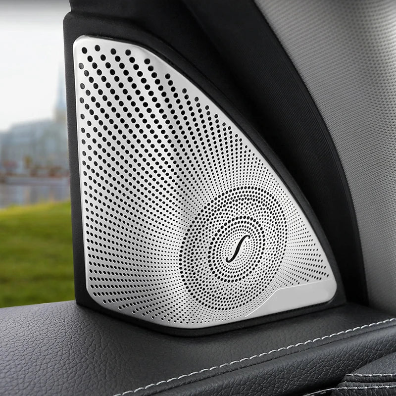 Car Audio Speaker Cover Trim for Mercedes Benz E/C/GLC Class – W213 W205 X253 Door Loudspeaker