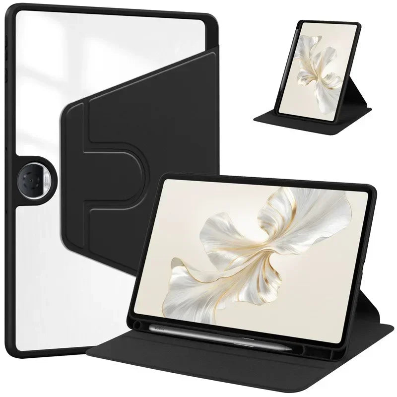 360° Rotating Luxury Flip PU Leather Case for OnePlus Pad Go / OPPO Pad Neo Air 2 11.4"