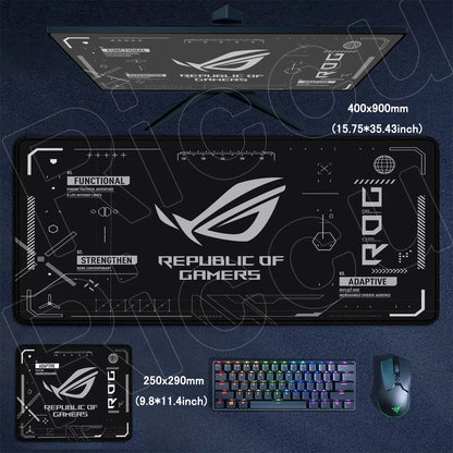 Riccu XXL Anime Gaming Mouse Pad — HD Print, Stitched Edges, Multiple Sizes