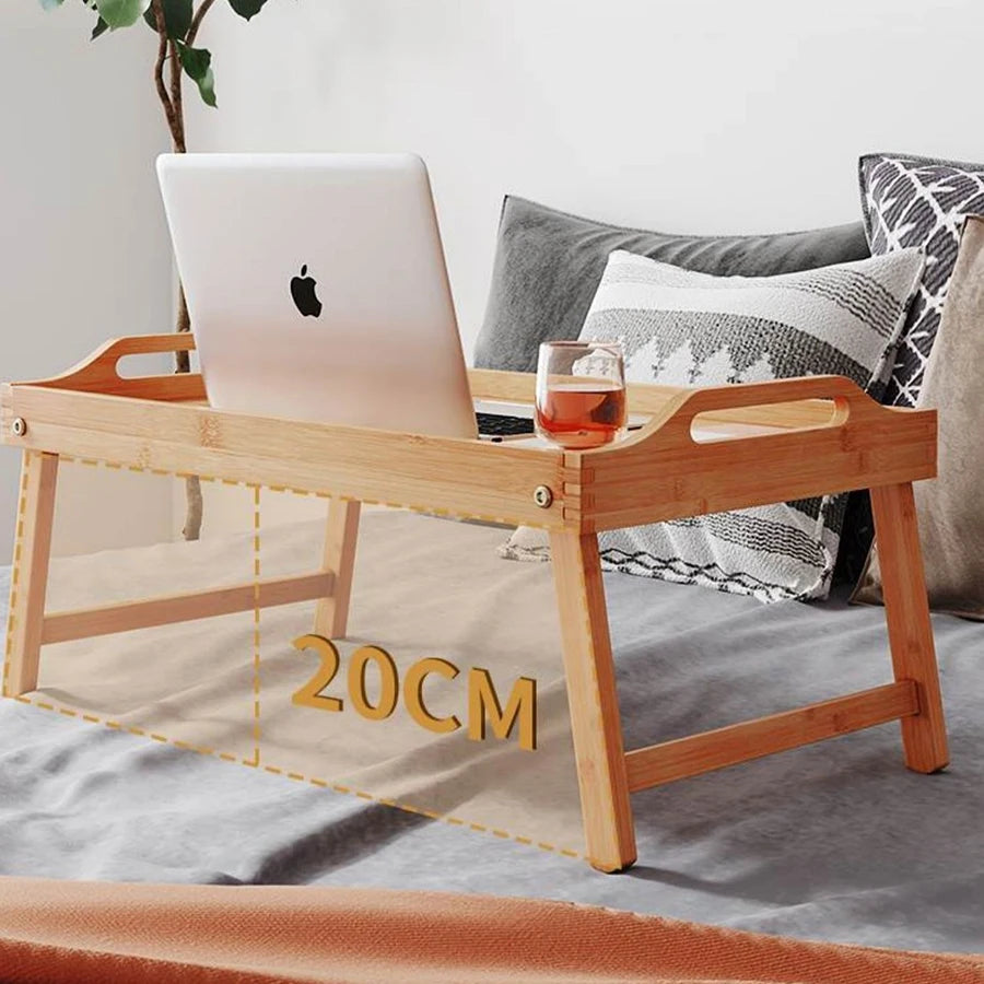 Multifunctional Folding Floor Desk – Laptop, Reading, Tea & Breakfast Tray Table