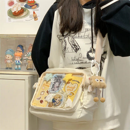 Japanese Ita Bag with Clear Window – Anime Shoulder Bag