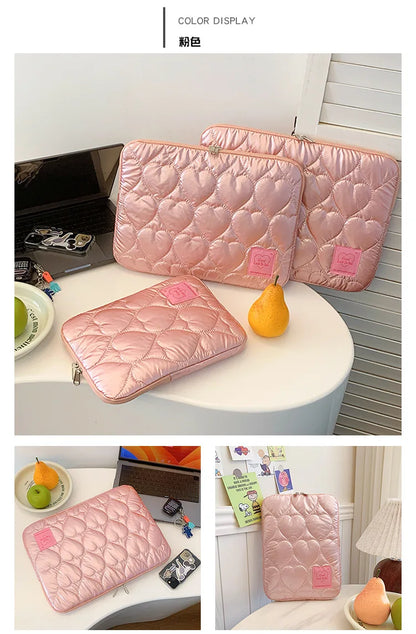 Macaron Color Laptop Sleeve – 13.3"/14"/15.6"/16", Shockproof for MacBook Air, iPad Pro, HP, Dell, Huawei