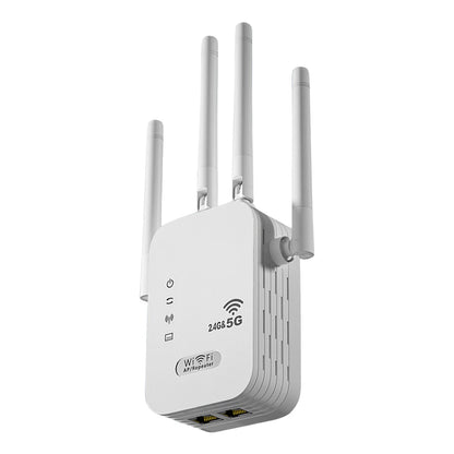 APWIKOGER AC1200 Dual-Band WiFi Repeater & Extender | 2.4G+5G | Gigabit | WPS | EU Plug