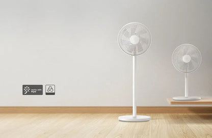 Xiaomi MIJIA Floor Fan — 7 Blade, 90° Wide-Angle Oscillation, Mi Home APP Control, Wired