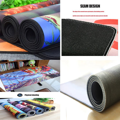 USA Flag XXL Extended Gaming Mouse Pad – 900x400mm Anti-Slip Desk Mat for Keyboard & Mouse