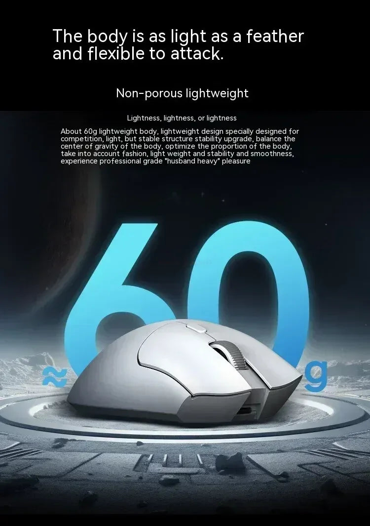 Metaphyuni Metapanda P1 Pro Wireless Gaming Mouse – PAW3395, Low Latency, Lightweight, Ergonomic