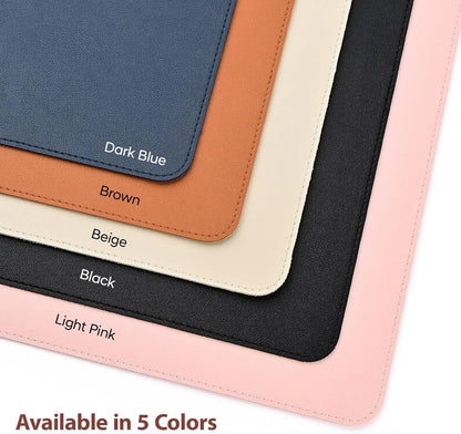 Large PU Leather Desk Pad – Non-Slip Office Desk Mat, Mouse Pad for Office & School, Multiple Sizes
