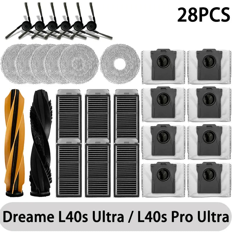 Dreame L40s Ultra / L40s Pro Ultra Robot Vacuum Replacement Parts
