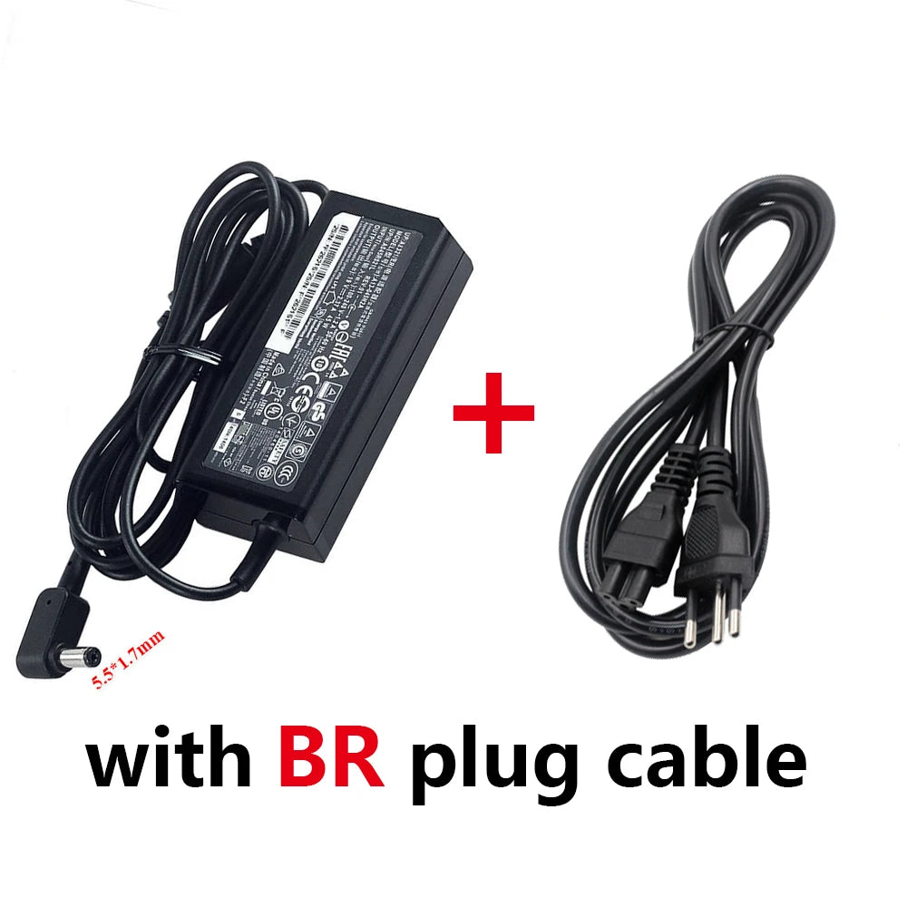Acer Aspire Laptop Charger 19V 2.37A 45W — 5.5x1.7mm, Aspire 3/E5 Series