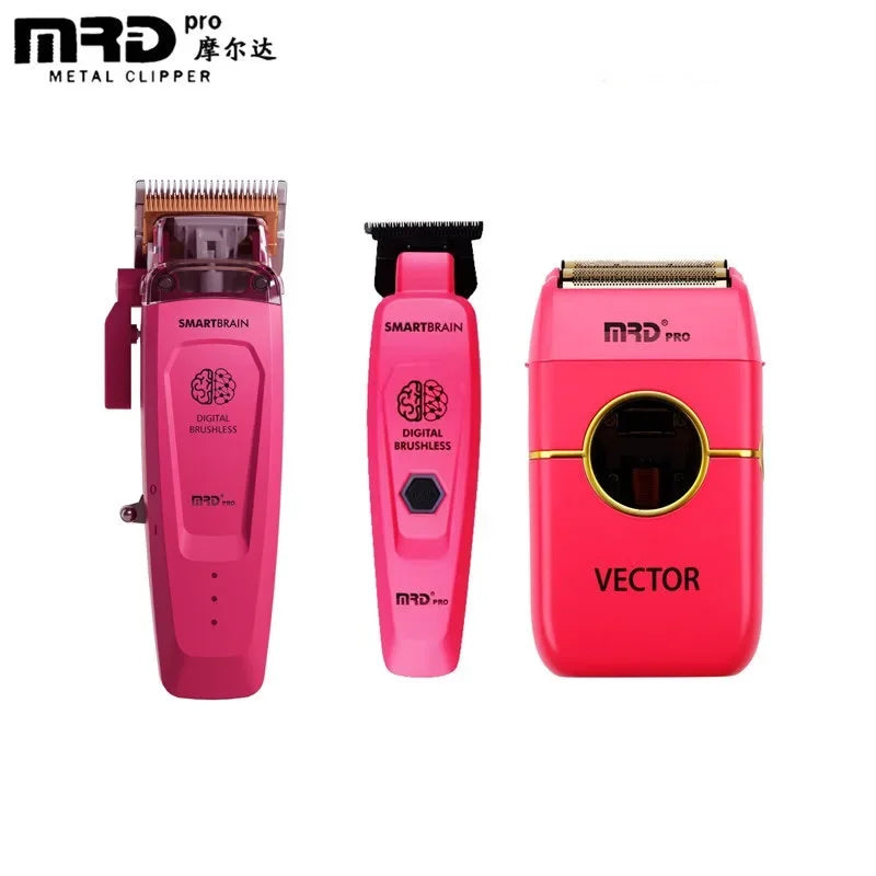 Molda MRD Brain Flower electric hair clipper with adjustable fader for professional barber and salon hair cutting.