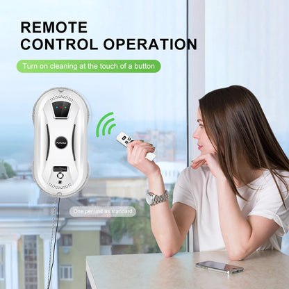 PuRuiKai AI Window Cleaning Robot – Smart Automatic, Streak-Free, Self-Cleaning, Ultra Quiet