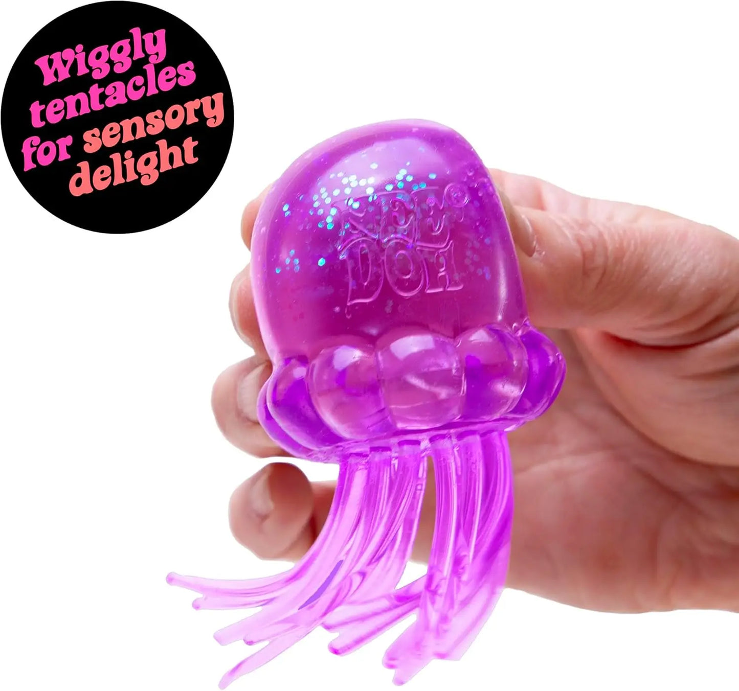 Octopus Stress Ball Squishy | Soft Jellyfish Sensory Fidget Toy for Anxiety & ADHD