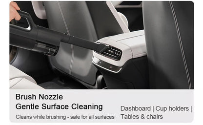 Xiaomi MIJIA Car Vacuum Cleaner – 21kPa Suction, 2400mAh Battery, Type-C Fast Charge, 150ml Dust Cup
