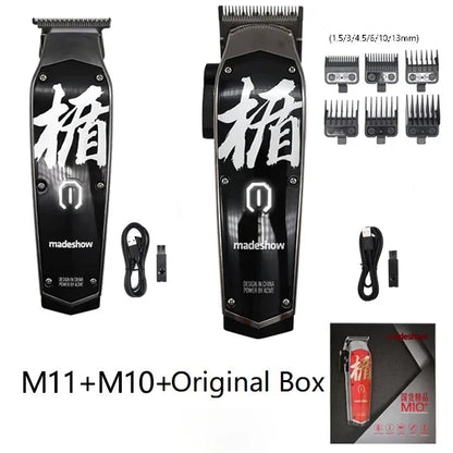 Madeshow M10 Professional Cordless Hair Clipper & Beard Trimmer