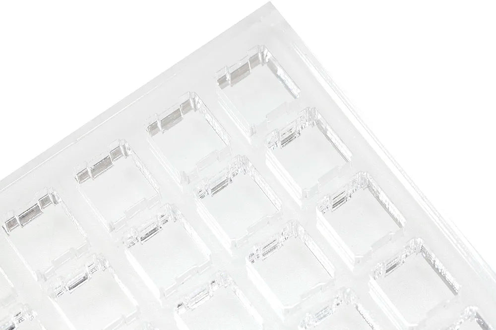 Acrylic Switch Tester 9x9 – Clear Housing, Cherry, TTC, Kailh, Outemu, HMX RGB Switches
