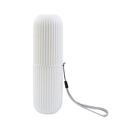 Portable Toothbrush & Toothpaste Holder Case – Travel & Camping Storage Box