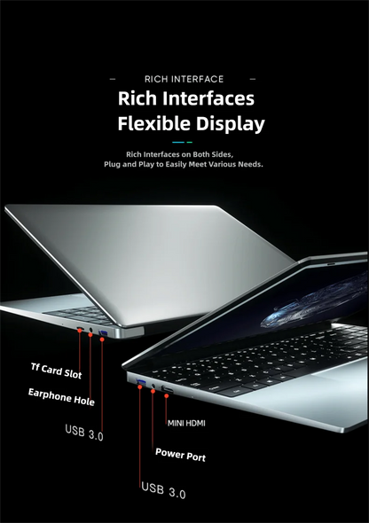 15.6" AMD Ryzen Gaming Laptop – R3/R5/R7 or Intel i5/i7/N5095, 4-16GB DDR4, IPS, Backlit, Fingerprint | Windows