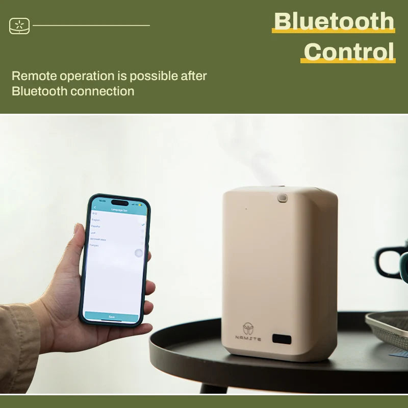 NAMSTE 600m³ Bluetooth Aroma Diffuser – Flat Lay Wall Hanging Fragrance Diffuser for Home & Office