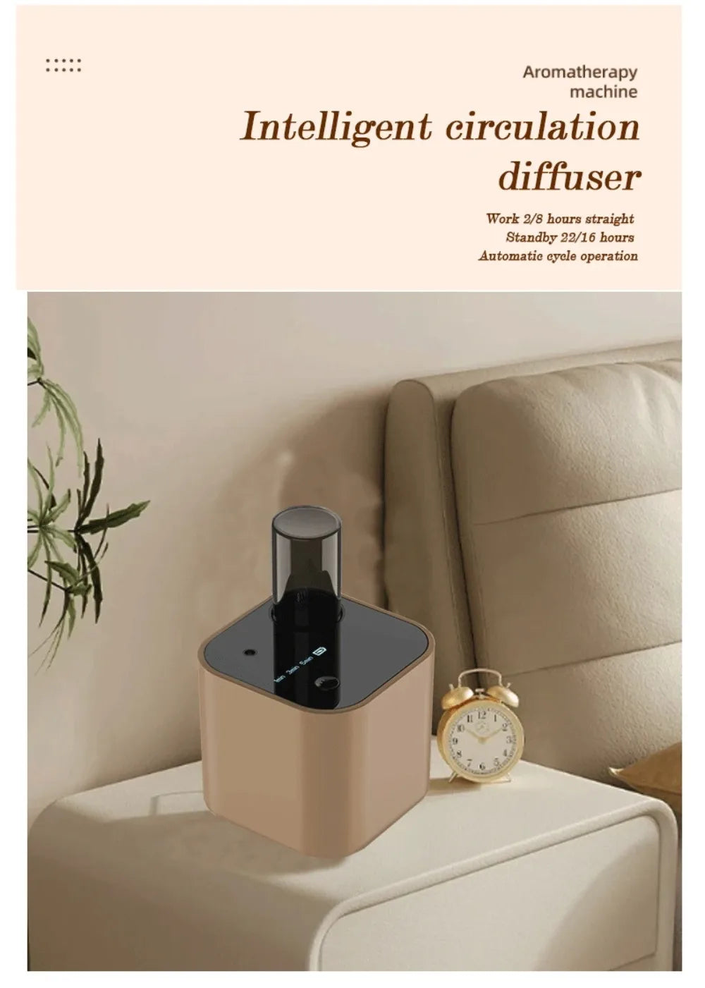 USB Rechargeable Waterless Aroma Diffuser – Portable Fragrance for Home & Office