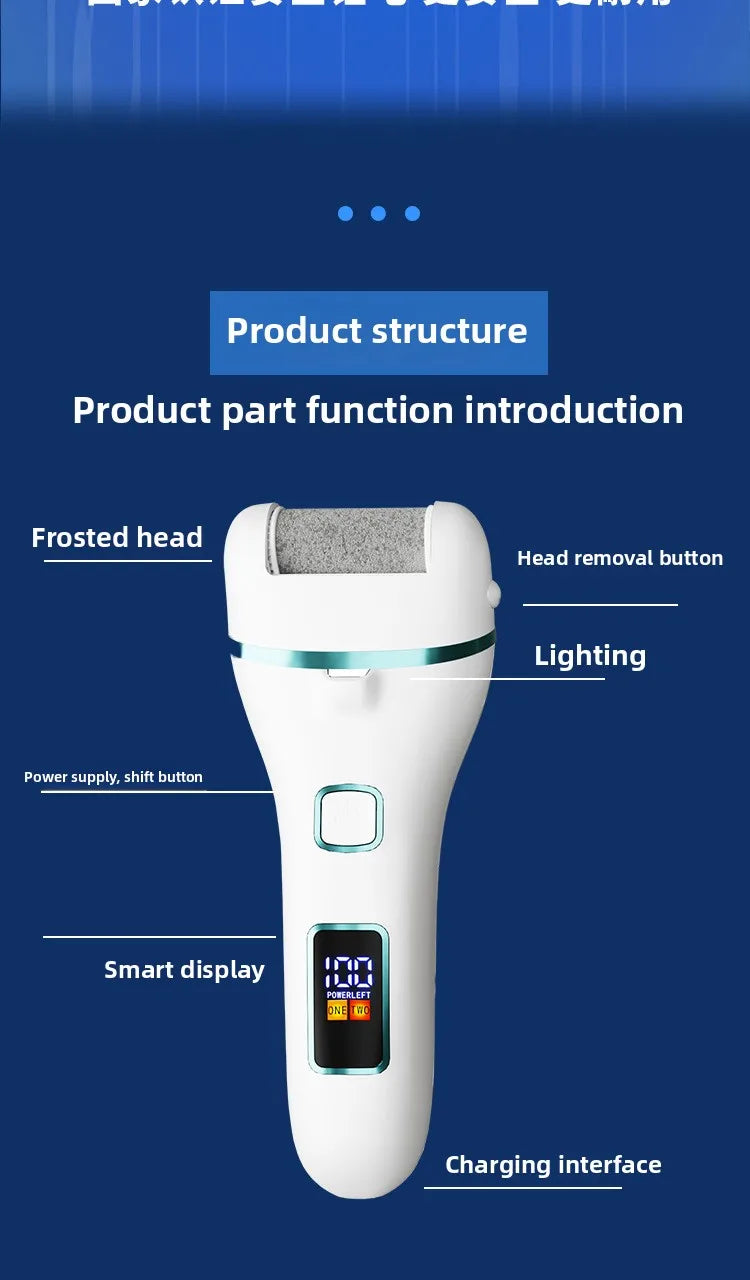 Electric Foot Callus Remover | Pedicure Machine | Rechargeable Foot Grinder