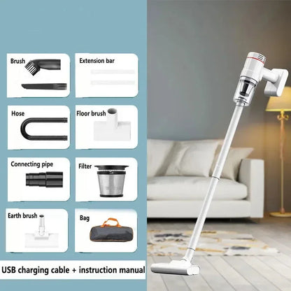 Xiaomi 95000Pa Cordless Handheld Vacuum Cleaner – Wireless, Metal Strainer, Home & Car
