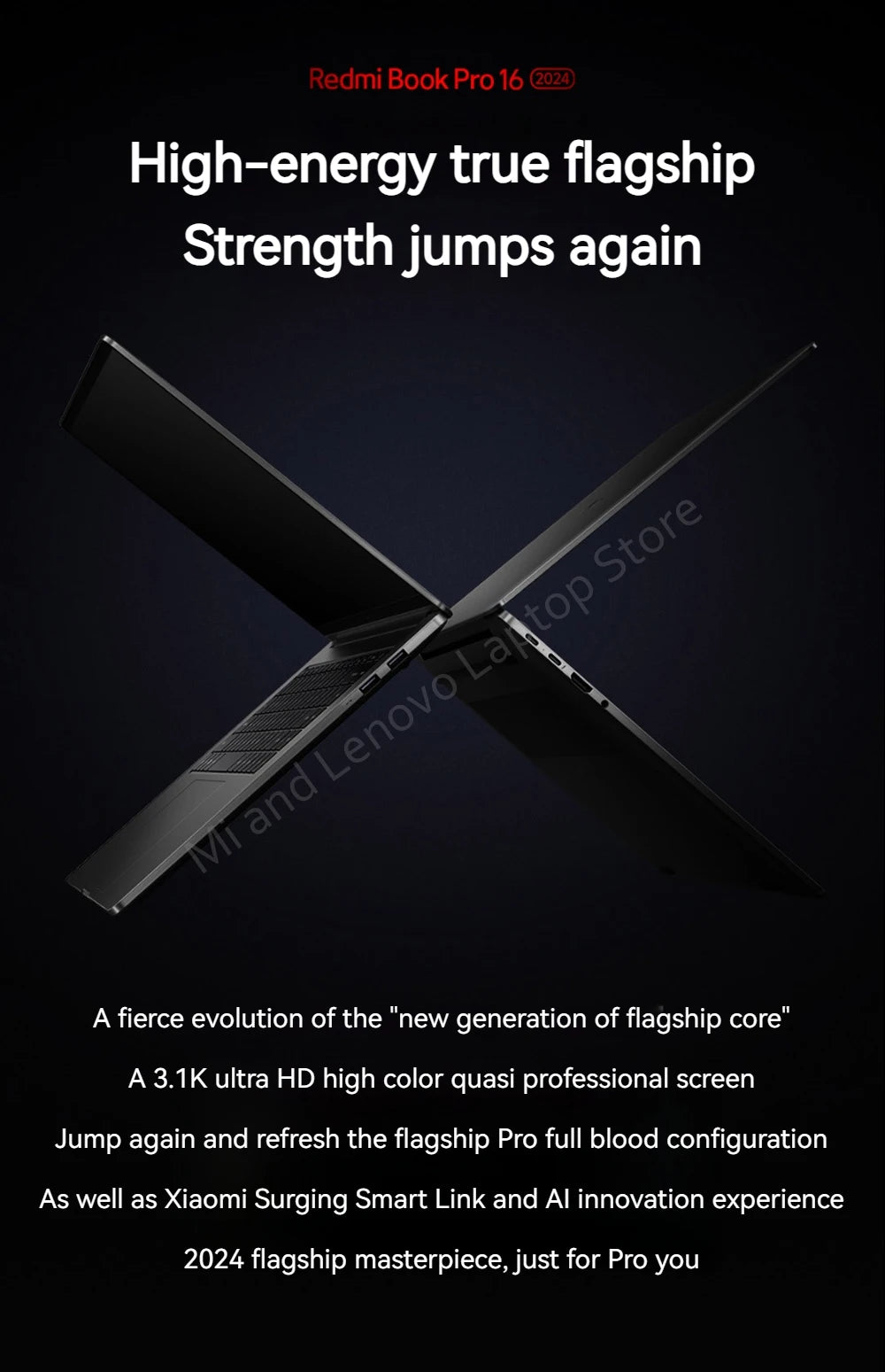 Xiaomi Redmi Book Pro 16 2024 – Intel Core Ultra 5 125H / Ultra 7 155H, 32GB DDR5, 1TB SSD, 3.1K 165Hz, Intel ARC Graphics