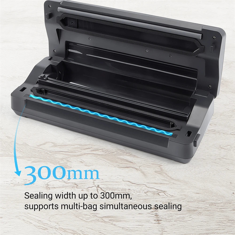 INKBIRD INK-VS02 Vacuum Sealer | Dry/Moist/Pulse/Canister Modes | Food Packaging Machine | EU Plug