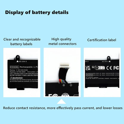 CC03XL Laptop Battery for HP EliteBook 830 835 840 845 850 855 G7 G8 | ZBook Firefly 14 15