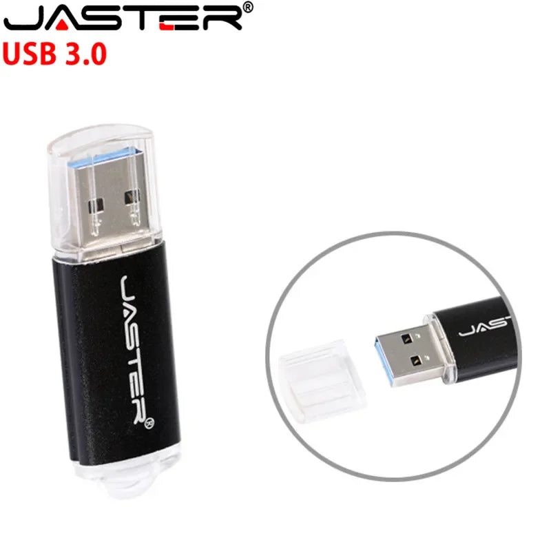 JASTER Metal USB 3.0 Flash Drive – 8GB to 64GB High Speed Pen Drive