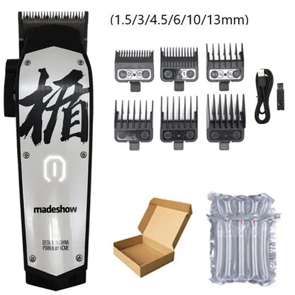 Madeshow M10 Professional Cordless Hair Clipper & Beard Trimmer
