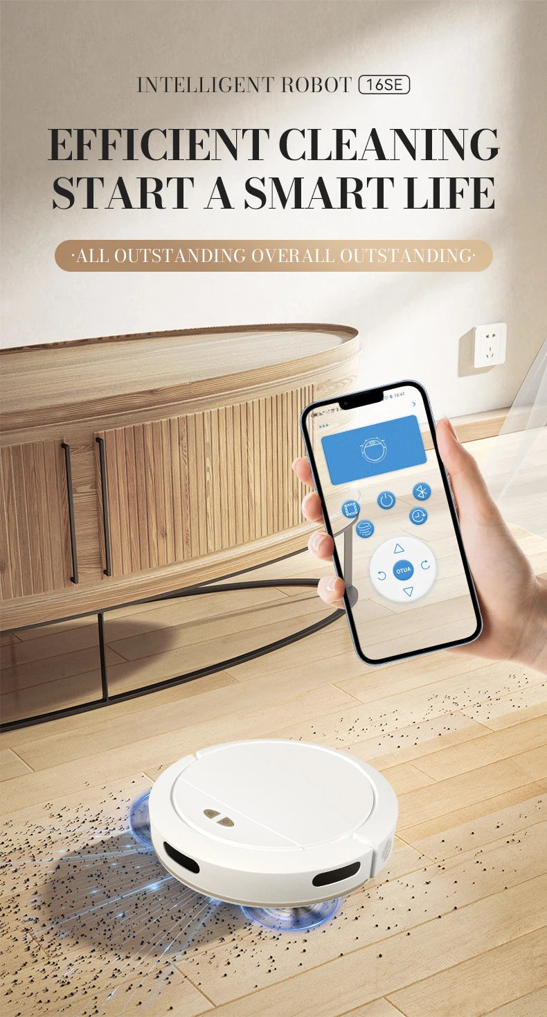3-in-1 Intelligent Robot Vacuum Cleaner – Sweep, Mop & APP Control