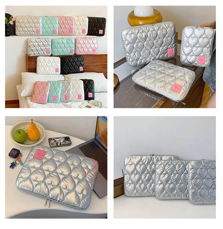 Macaron Color Laptop Sleeve – 13.3"/14"/15.6"/16", Shockproof for MacBook Air, iPad Pro, HP, Dell, Huawei
