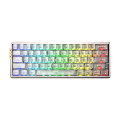 AULA AG60 60% Wired CNC Aluminum Mechanical Gaming Keyboard – 8000Hz Polling, RGB, 61-Key